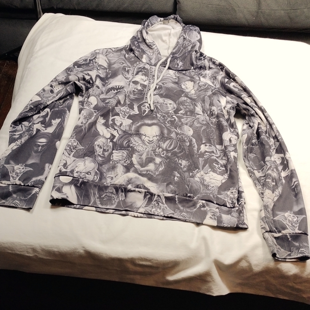 Halloween movies men's hoodie size medium